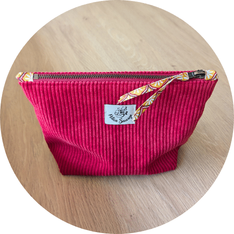 Trousse de toilette rouge – Image 4